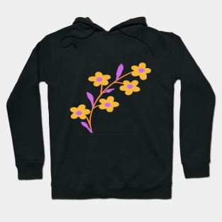 Flower stem violet Hoodie